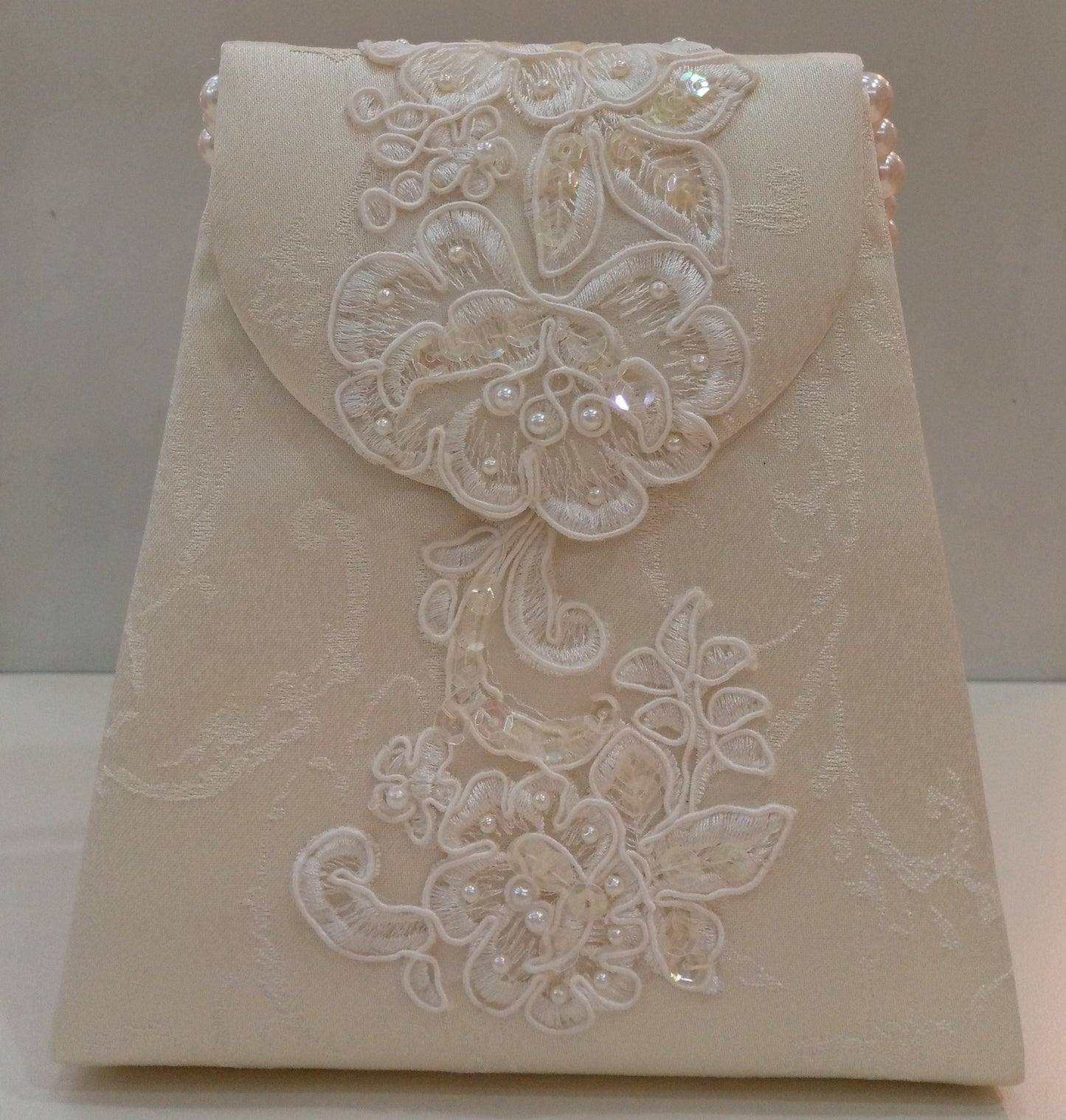 Bridal Bag Ecru Design 02