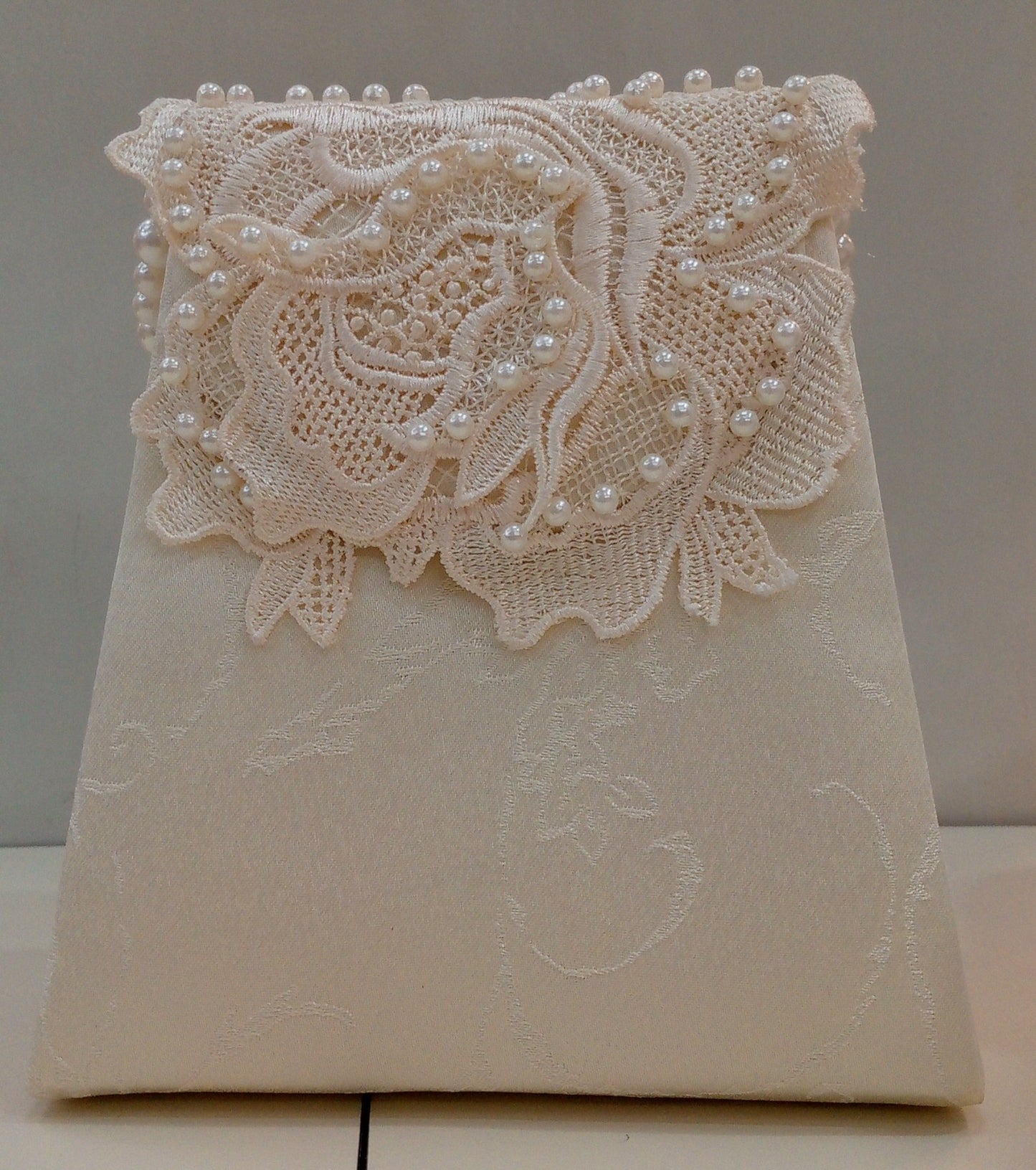 Bridal Bag Ecru Design 03