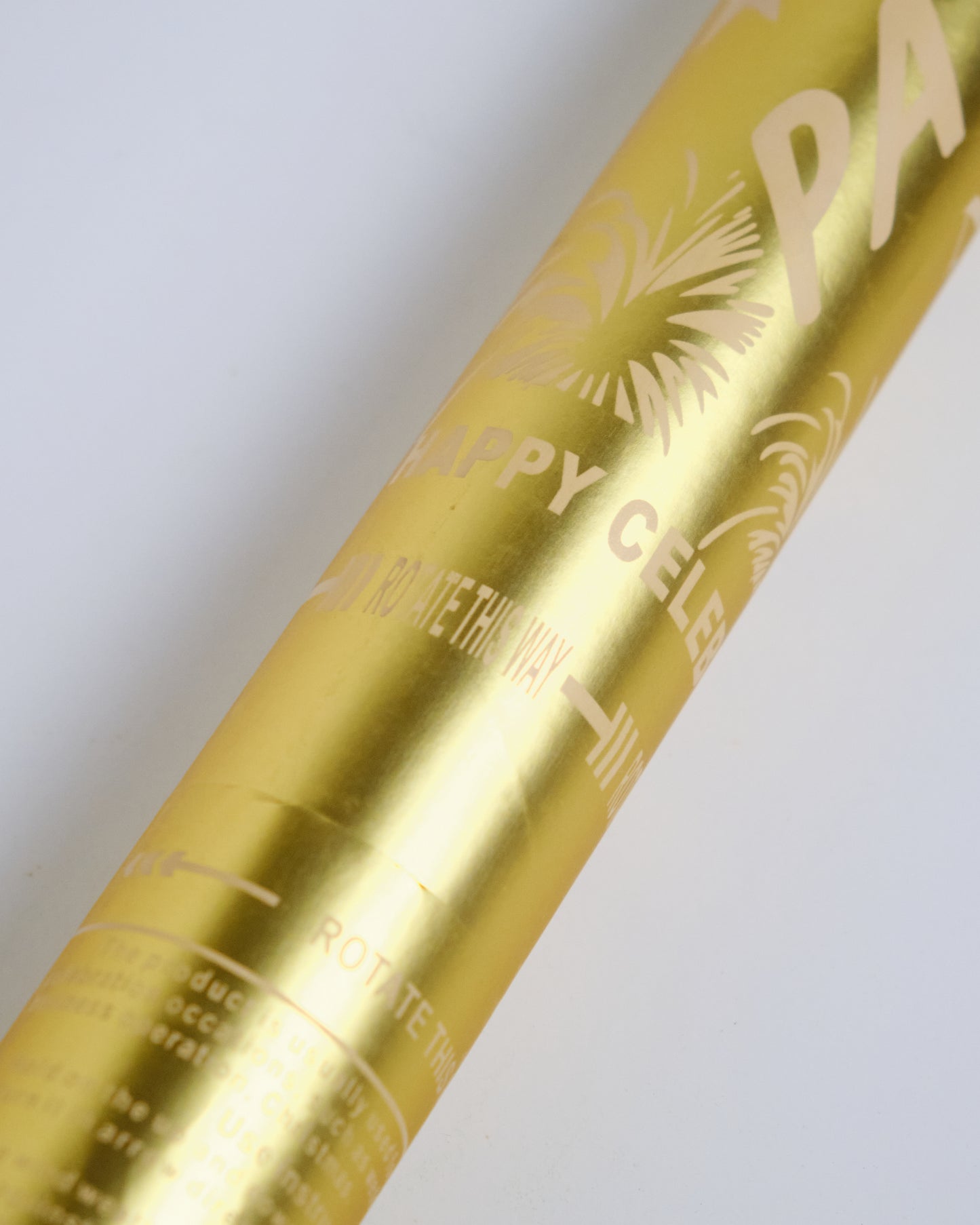 Gold Party Popper (Set of 2)
