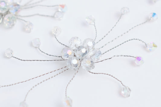 Teddy Hair Pins Bridal Hair Accessories | Bride Hair