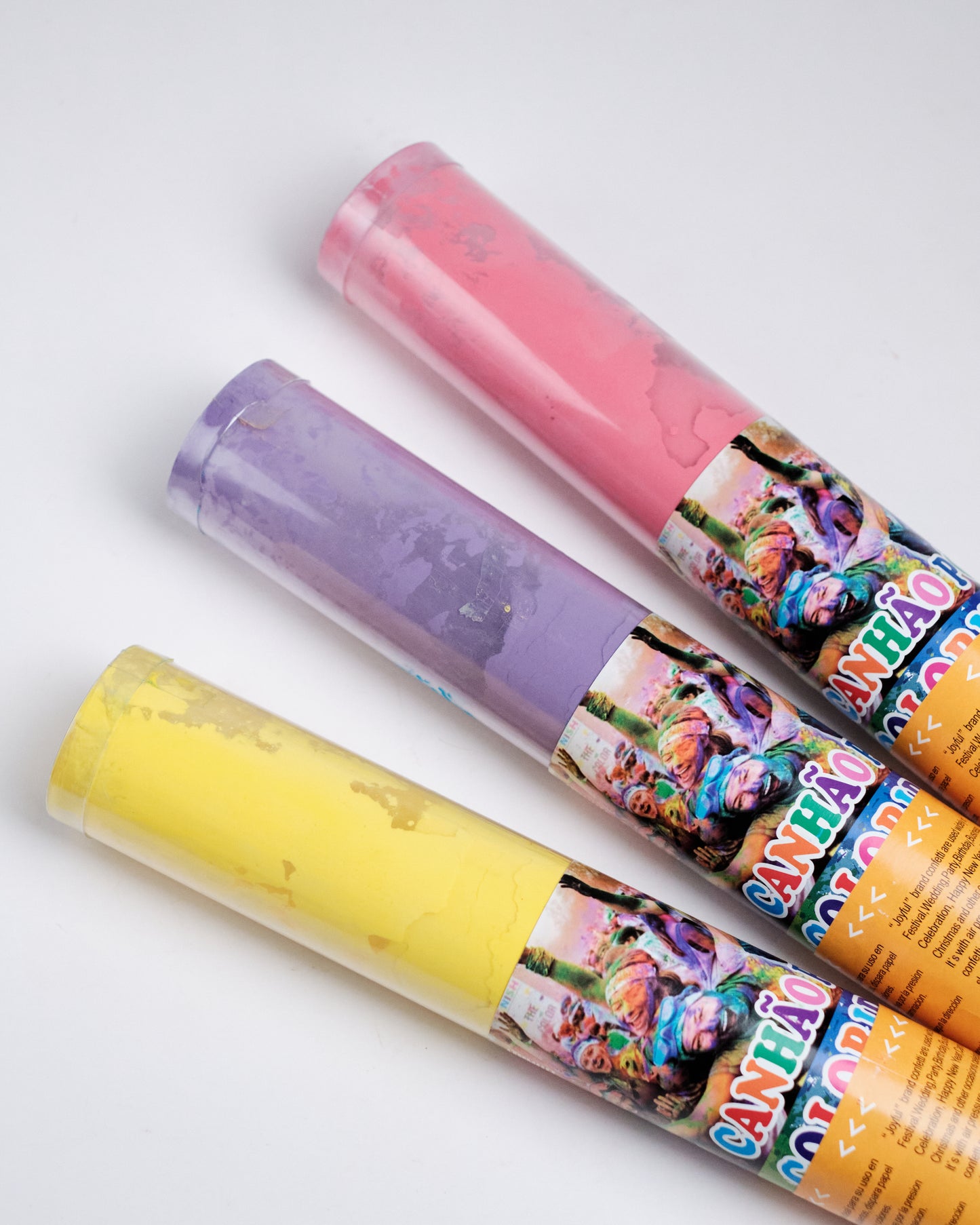 Colored Powder Poppers (Set of 3)