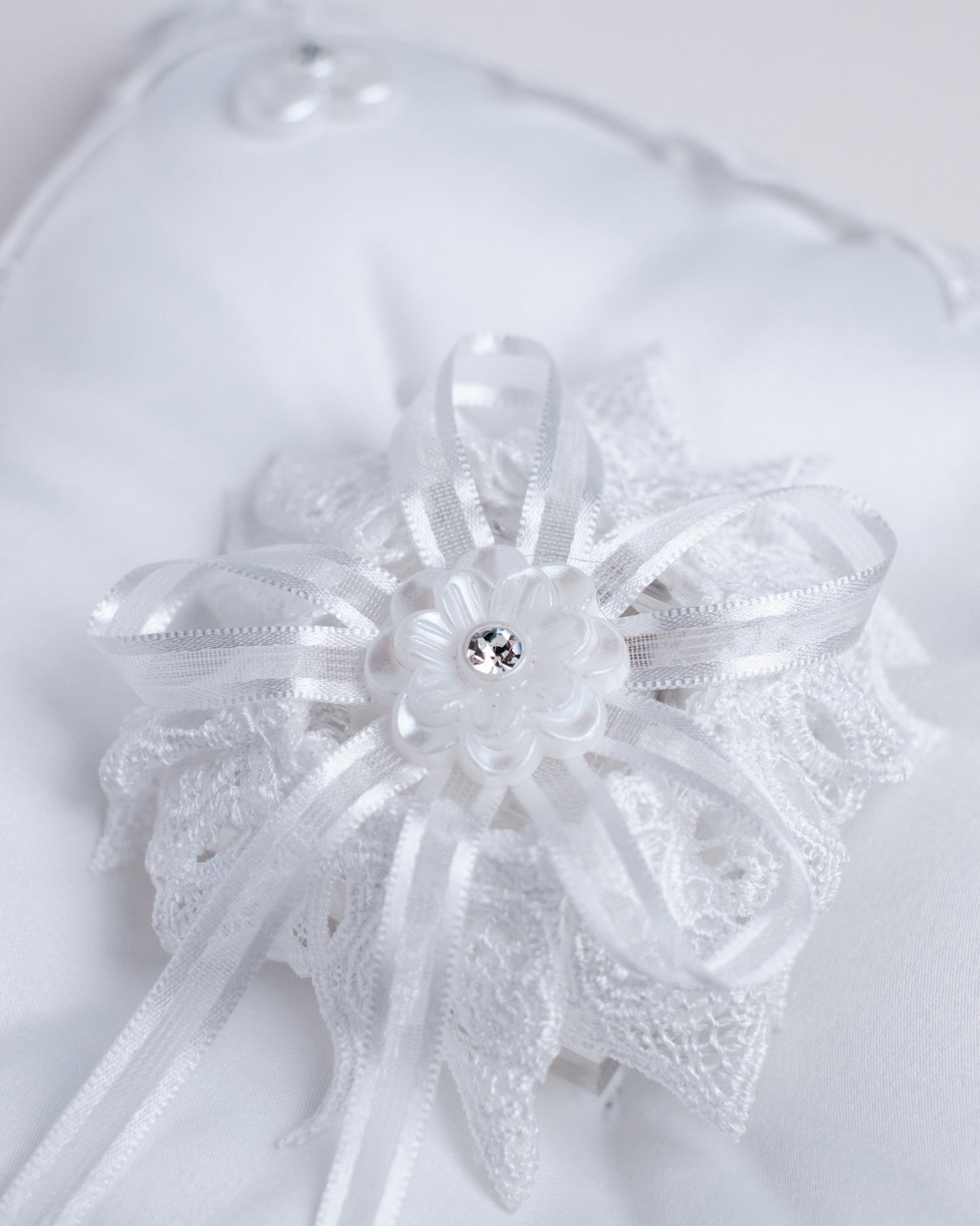 Empress Lace Ring Pillow with Ring Box