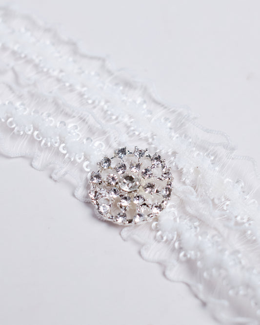 White Stone Garter