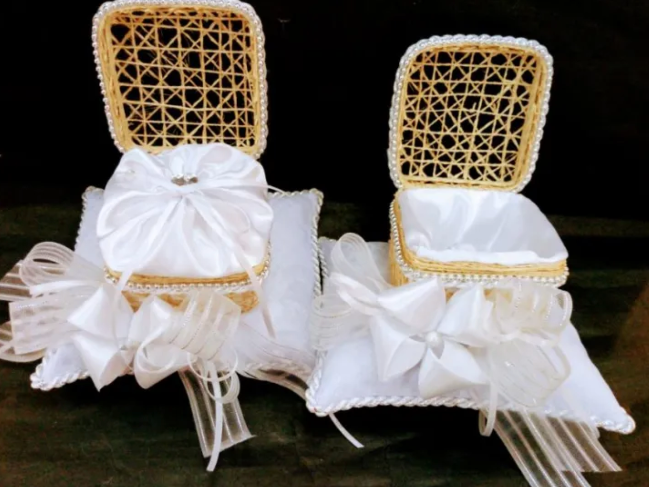 Pillow Set Native for Rings And Arrhae (White/Silver)