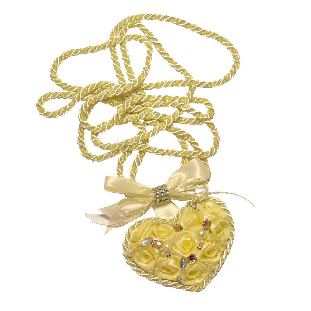 Cord Heart Roses (Plain Ecru) I Wedding Cord