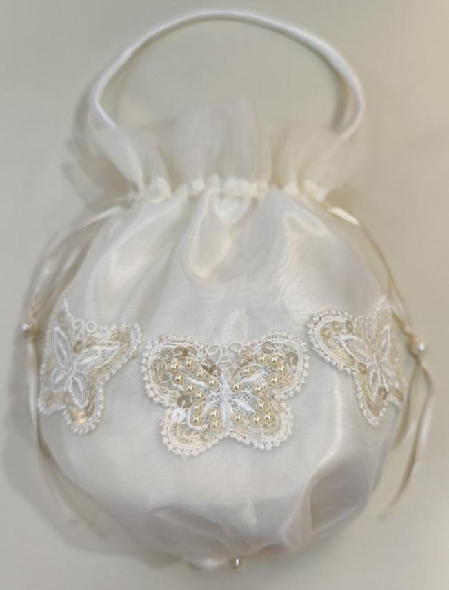 Bridal Pouch Ecru Design 03