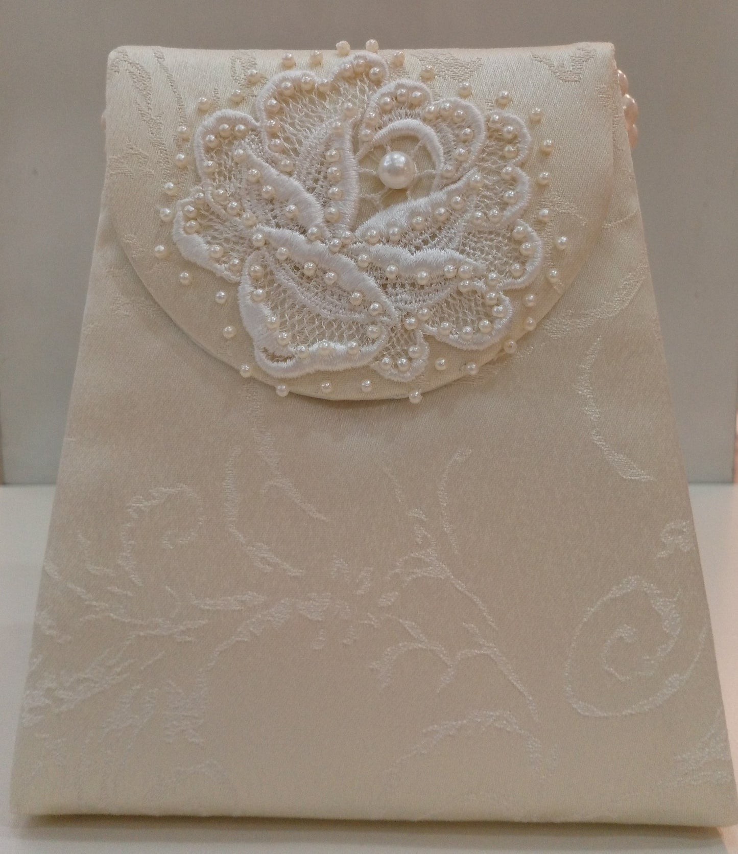Bridal Bag Ecru Design 01
