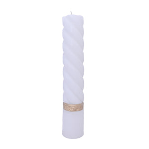 Unity Candle Spiral Metallic Line (Gold)