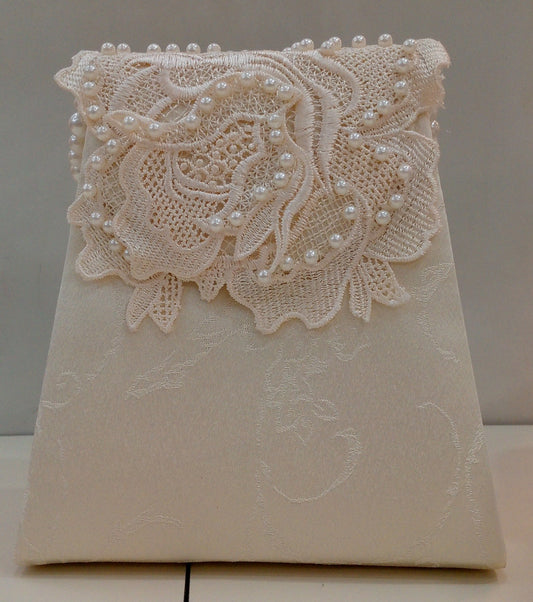 Bridal Bag Ecru Design 03