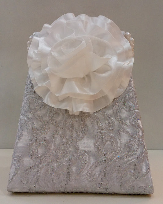 Bridal Bag White Design 02