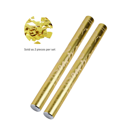 Gold Party Popper (Set of 2)