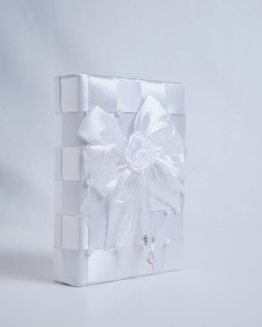 Bible Rosette White (Wedding Bible)