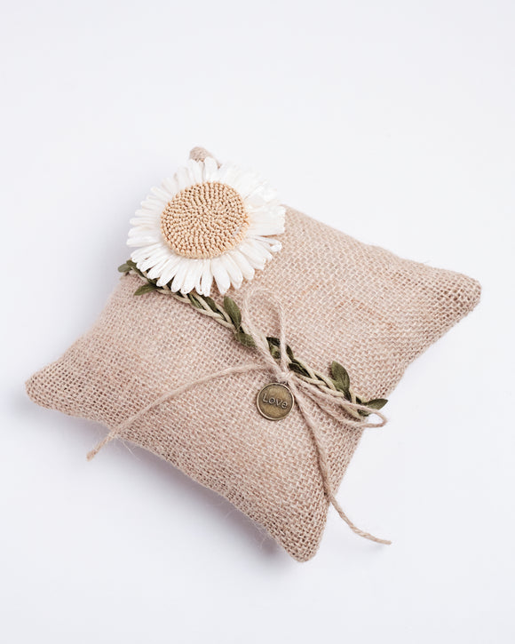 Rustic Sunflower Pillow