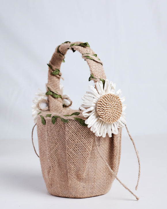 Rustic Sunflower Basket