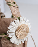 Rustic Sunflower Basket