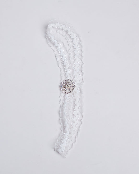 White Stone Garter