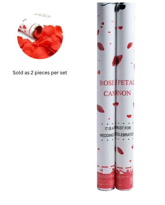 Poppers Red Petals 60cm (Set of 2)