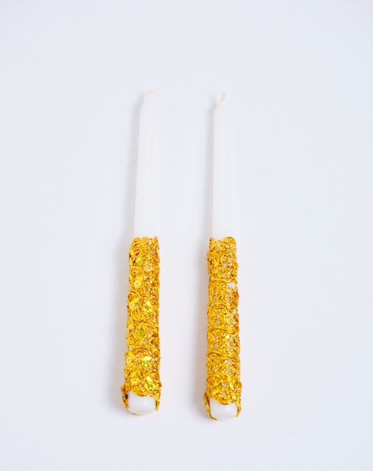 Lighting Candle Set Design 02 (Gold)