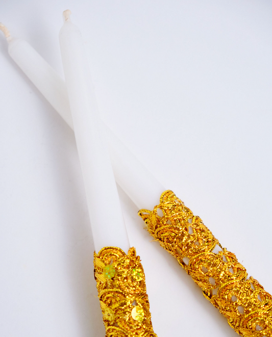 Lighting Candle Set Design 02 (Gold)