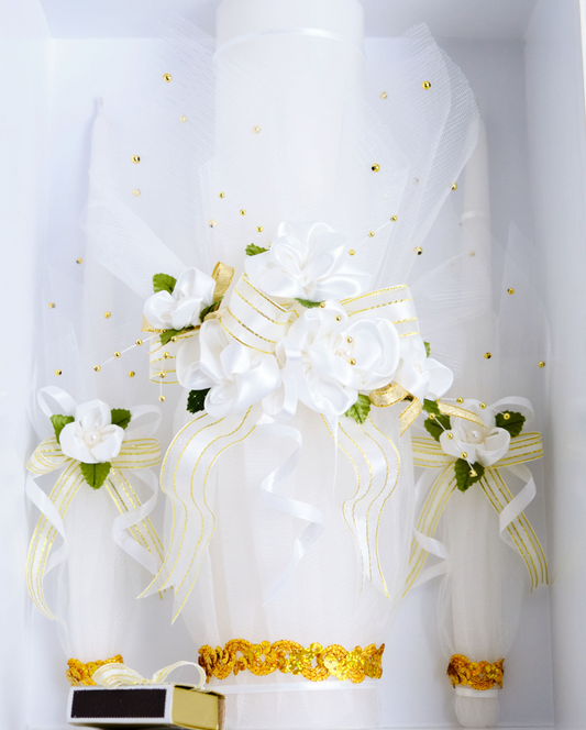 Unity Candle Set Princess (Gold)