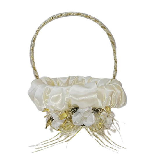 Flower Girl Basket Princess (Ecru)