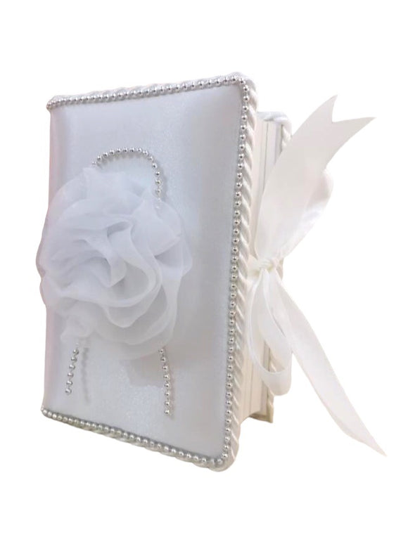 Bible Organza White (wedding Bible)