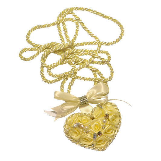 Cord Heart Roses (Plain Ecru) I Wedding Cord