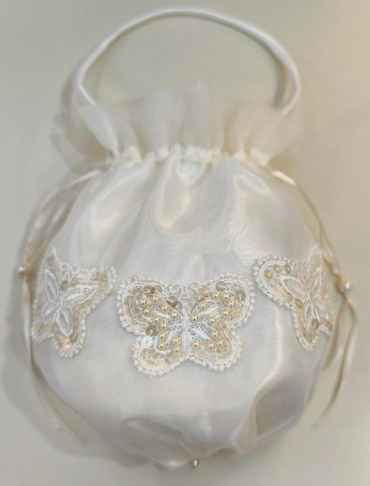 Bridal Pouch Ecru Design 03