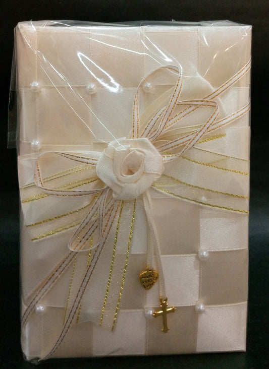 Bible Rosette Ecru (Wedding Bible)