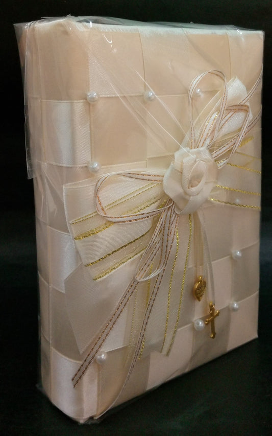 Bible Rosette Ecru (Wedding Bible)