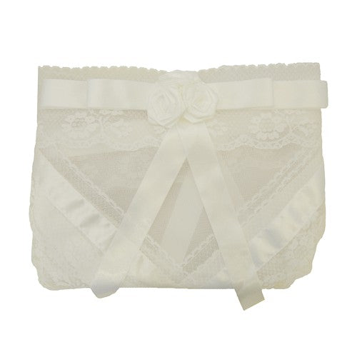 Secondary Veil Rosette (White)