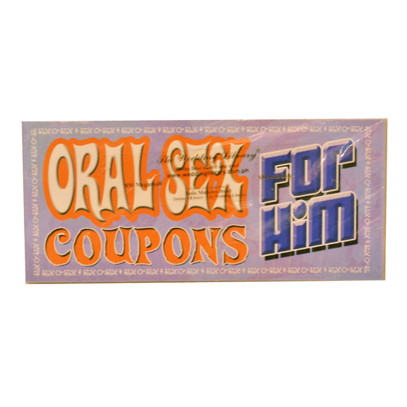 Bridal Shower Booklets Oral Sex Coupons for Him