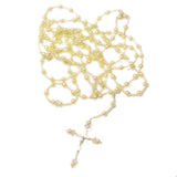 Cord Pearl Rosary Filipiniana (Ecru)