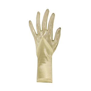 Gloves S Spandex Fingerless Plain (Ecru)