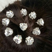 Load image into Gallery viewer, Hair Studs Big Diamond 10&#39;s
