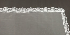 Secondary Veil Soft Tulle Assorted Design (White)