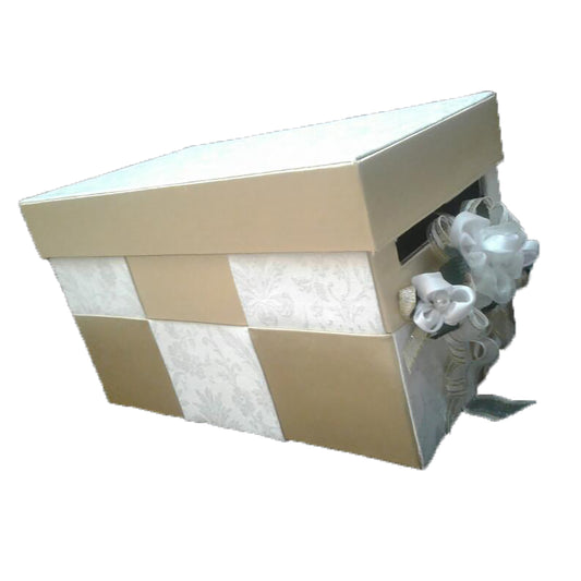Money Box01 Gold (Ecru with Gold)