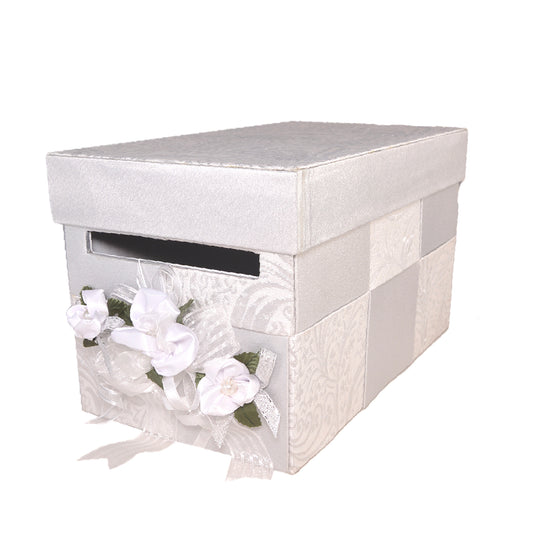Money Box01 (White with Silver)