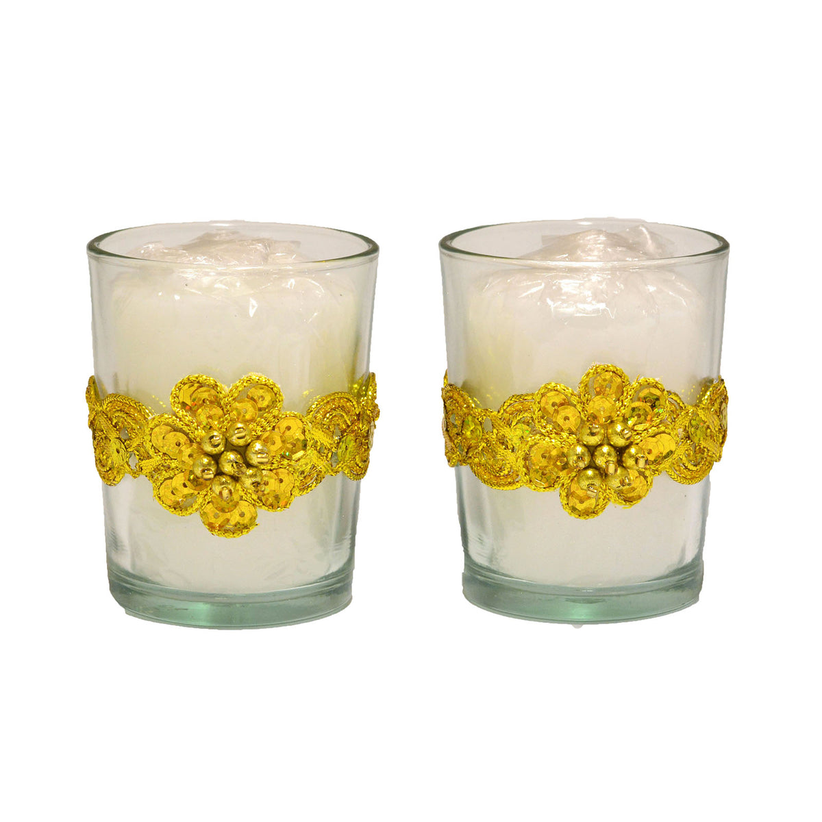 Offertory Candle Set Design 02 (Gold) The Wedding Library