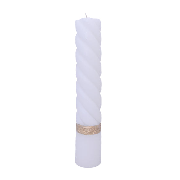 Unity Candle Spiral Metallic Line (Gold)