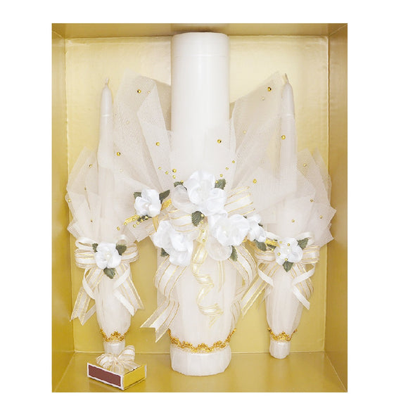 Unity Candle Set Princess (Gold)