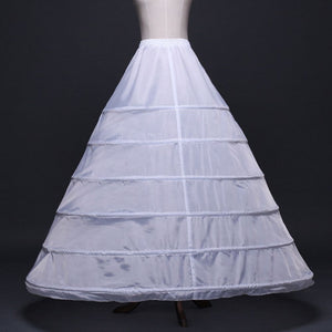 6 hoops Petticoat for Gowns